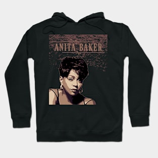 Anita baker // Brown Vintage Hoodie